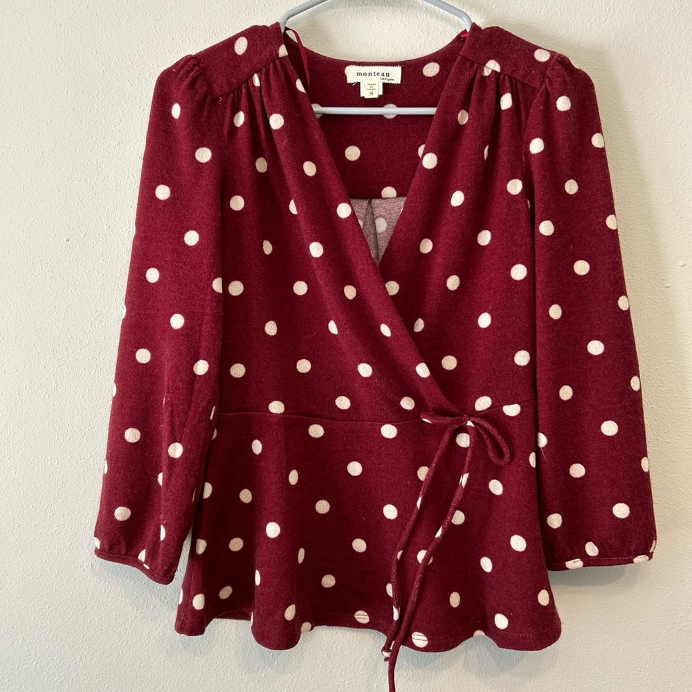 Polka dot babydoll style toll